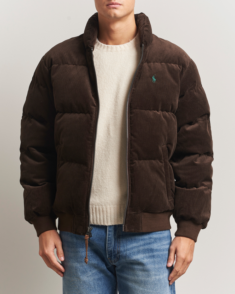 Herren | Jacken | Polo Ralph Lauren | Wyoming Corduroy Bomber Jacket Dark Beech