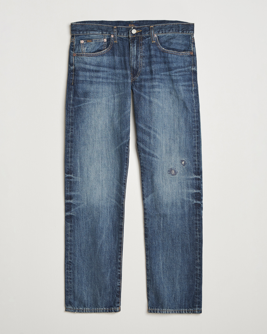 Herren | Jeans | Polo Ralph Lauren | Hampton Ridig Denim Straight Jeans Mid Blue