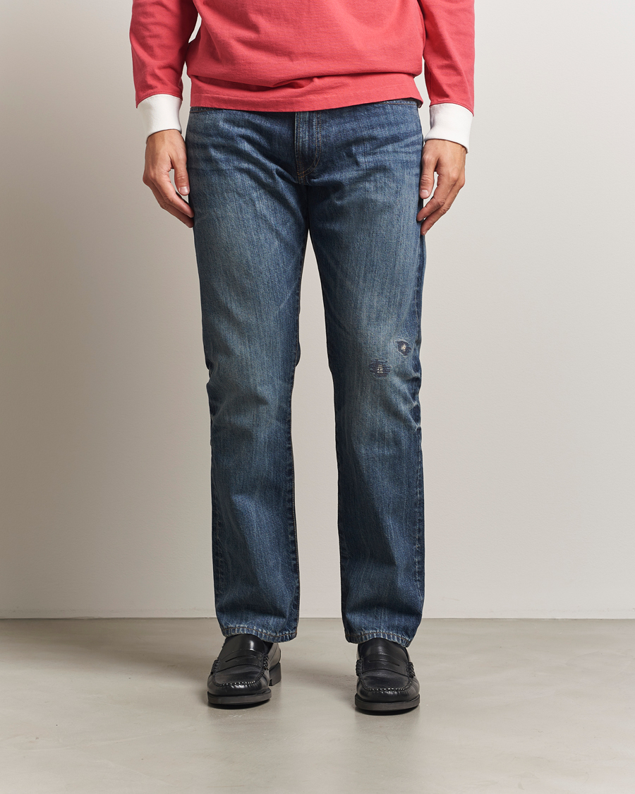 Herren | Jeans | Polo Ralph Lauren | Hampton Ridig Denim Straight Jeans Mid Blue