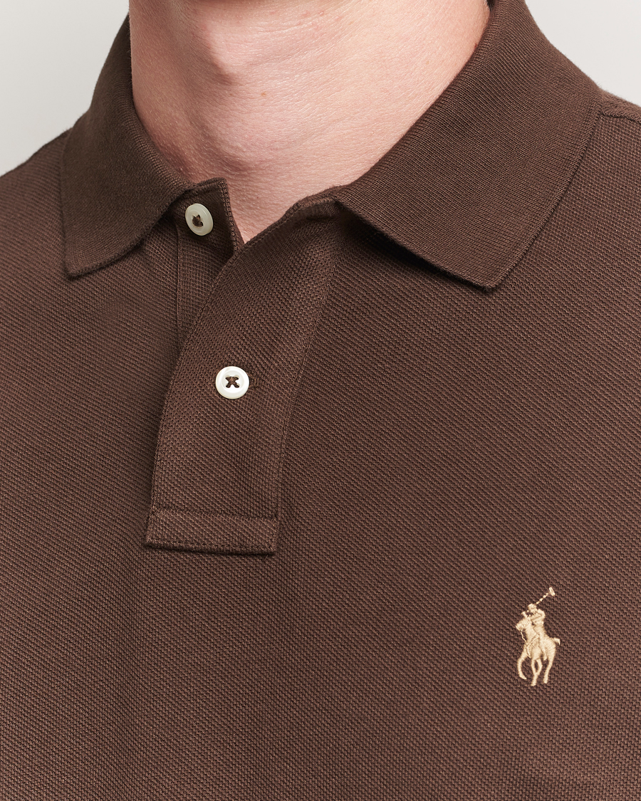 Herren | Poloshirts | Polo Ralph Lauren | Custom Slim Fit Polo Nutmeg Brown