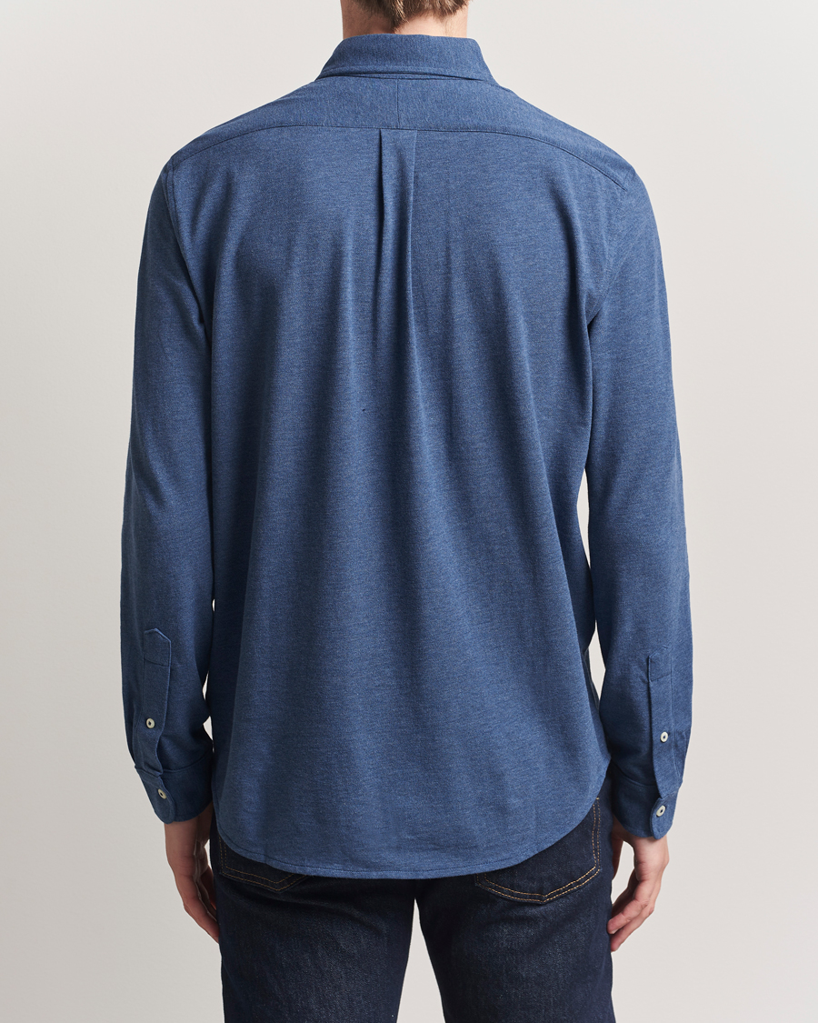 Herren | Hemden | Polo Ralph Lauren | Featherweight Mesh Shirt Derby Blue Heather