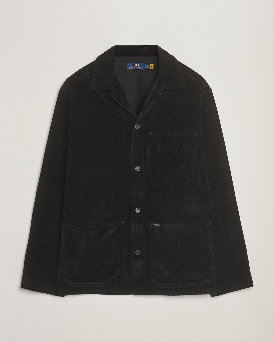 Herren | Hemden | Polo Ralph Lauren | Corduroy Pocket Shirt Polo Black