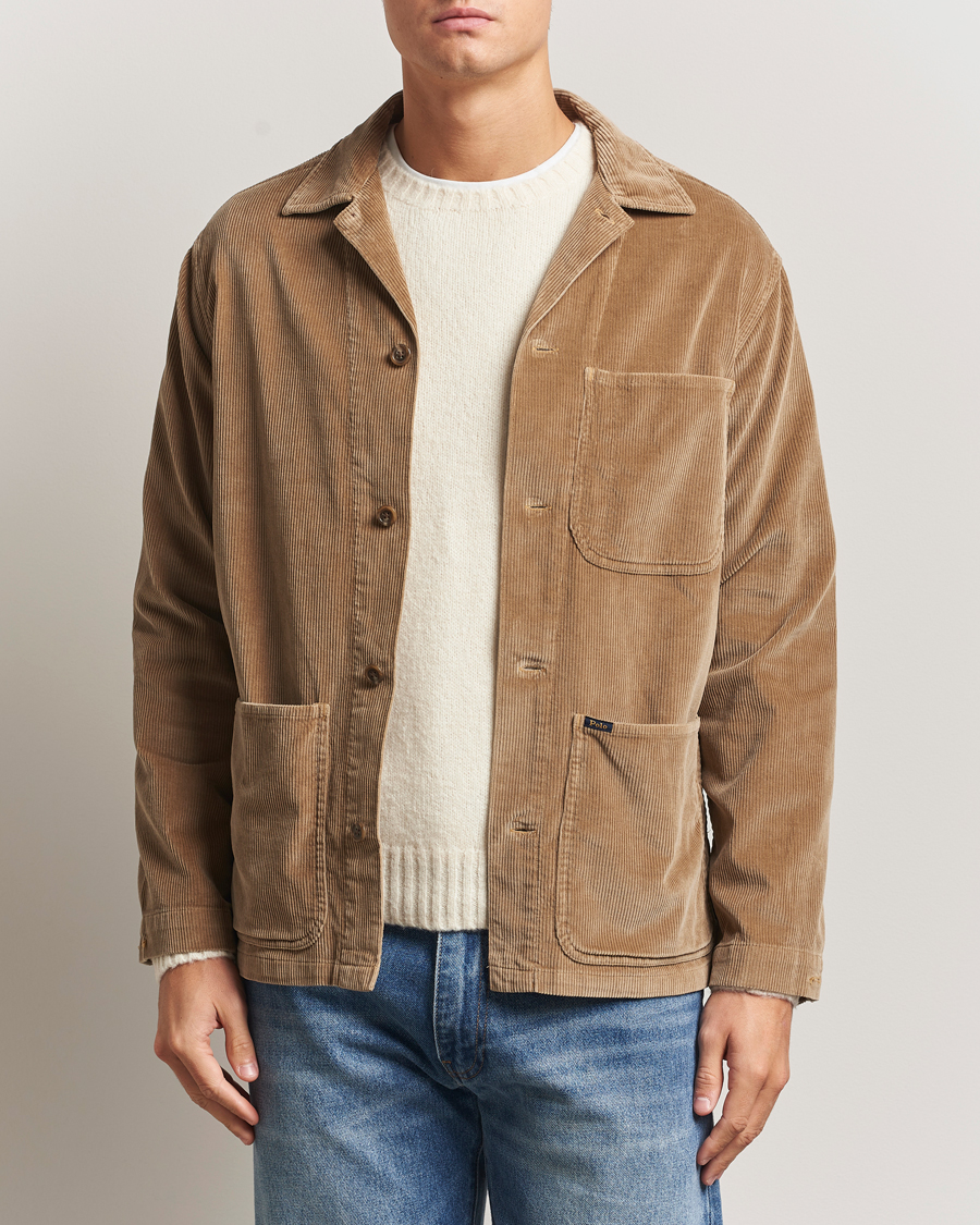 Herren | Hemden | Polo Ralph Lauren | Corduroy Pocket Shirt Montana Khaki
