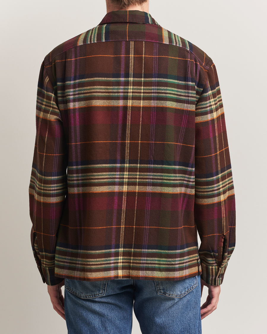Herren | Hemden | Polo Ralph Lauren | Brushed Flannel Pocket Shirt Brown/Green