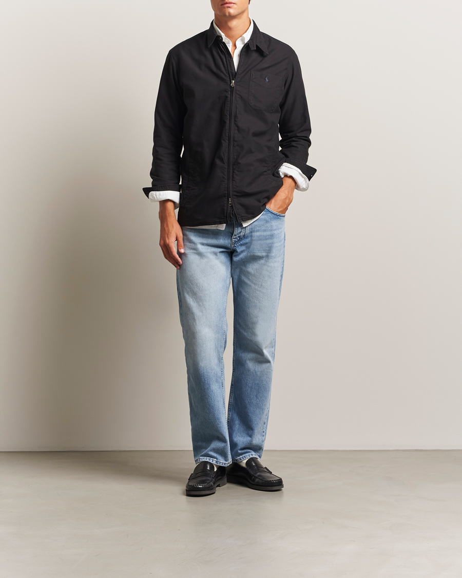 Herren | Hemden | Polo Ralph Lauren | Garment Dyed Oxford Overshirt Polo Black