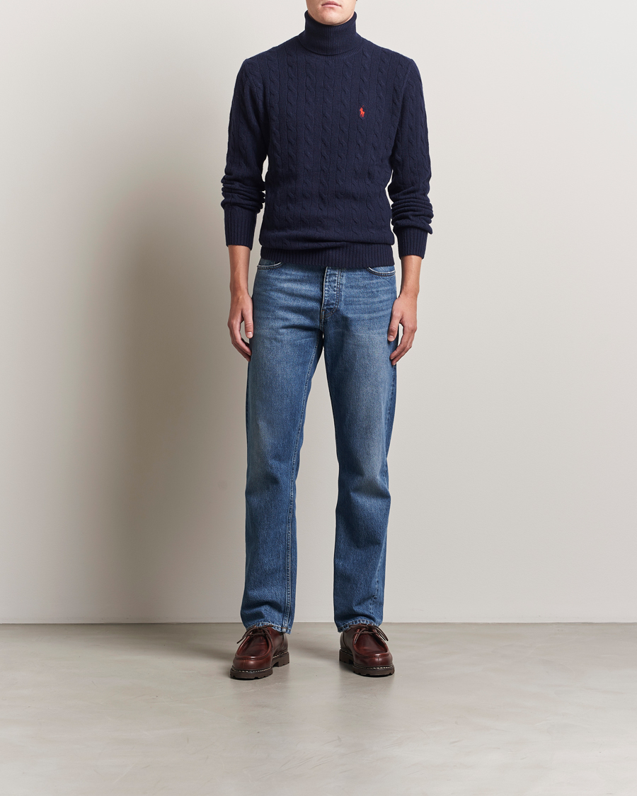 Herren | Pullover | Polo Ralph Lauren | Wool/Cashmere Rollneck Hunter Navy