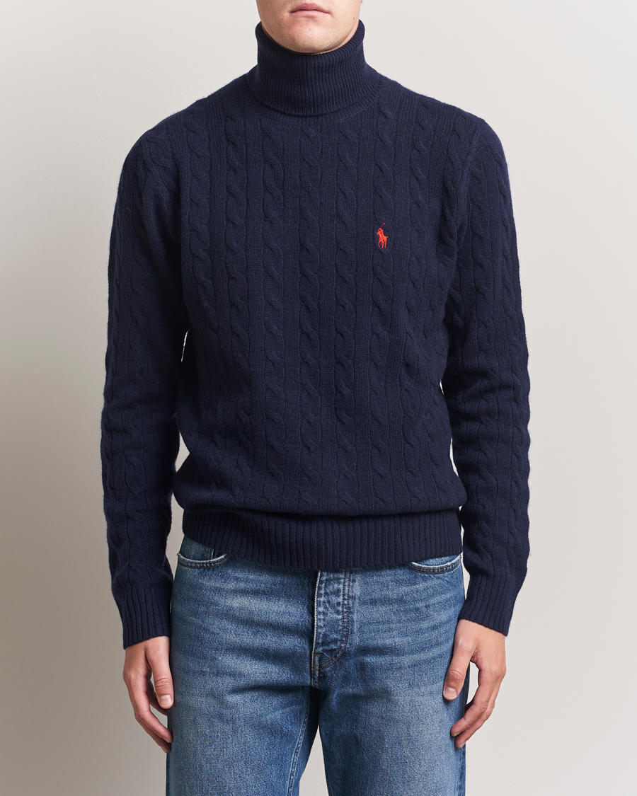 Herren | Pullover | Polo Ralph Lauren | Wool/Cashmere Rollneck Hunter Navy