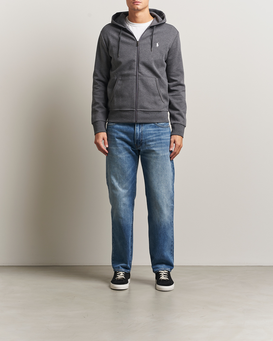 Herren | Pullover | Polo Ralph Lauren | Double Knitted Full-Zip Hoodie Barclay Heather