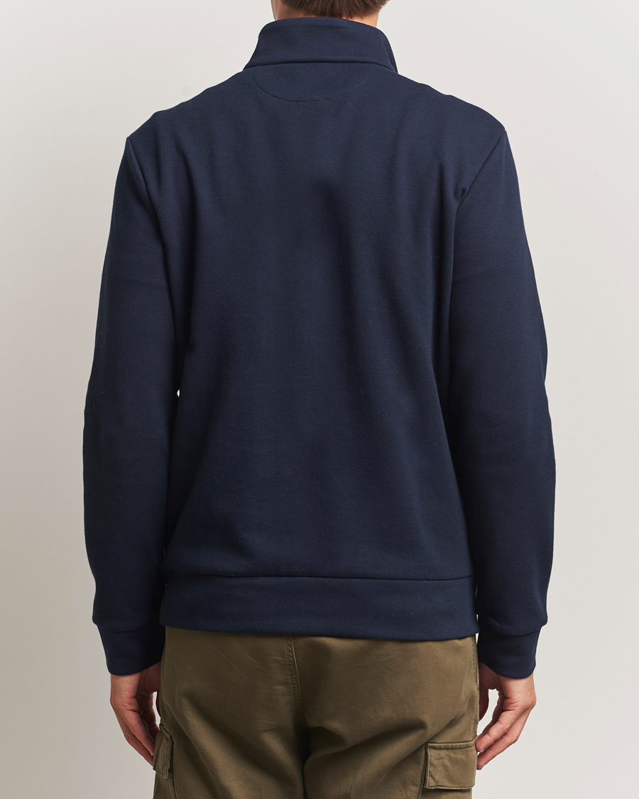 Herren | Pullover | Polo Ralph Lauren | Double Knit Jaquard Half Zip Sweater Aviator Navy