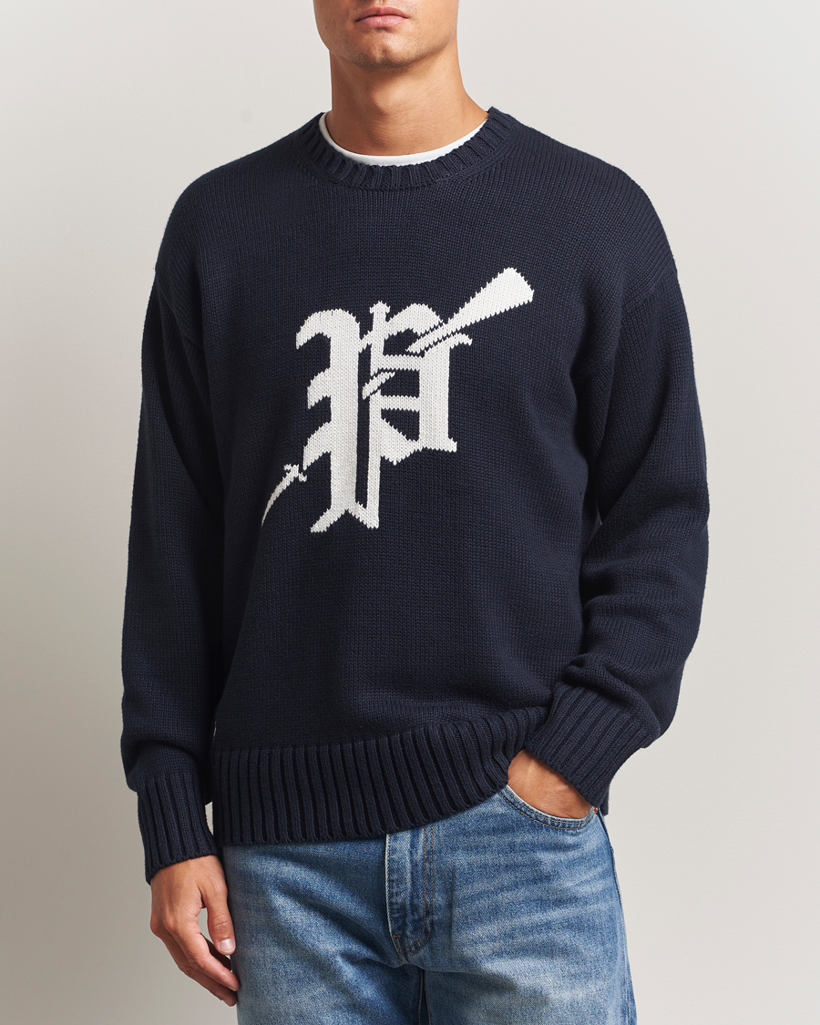 Herren | Pullover | Polo Ralph Lauren | Cotton Logo Sweater Hunter Navy