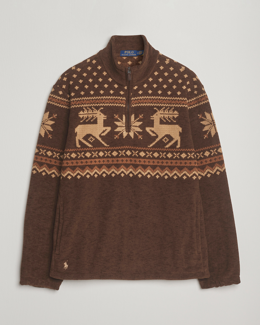 Herren | Pullover | Polo Ralph Lauren | Vintage Fairisle Half Zip Fleece Cascadia