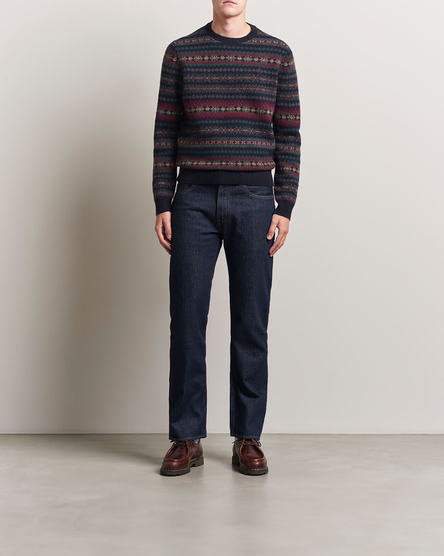 Herren | Pullover | Polo Ralph Lauren | Fairisle Wool Sweater Navy Combo