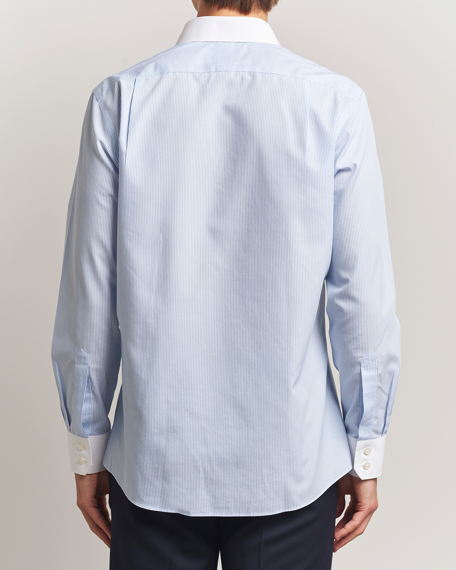 Herren | Hemden | Charles Tyrwhitt | Slim Fit Non Iron Bengal Stripe Winchester Shirt Sky Blue