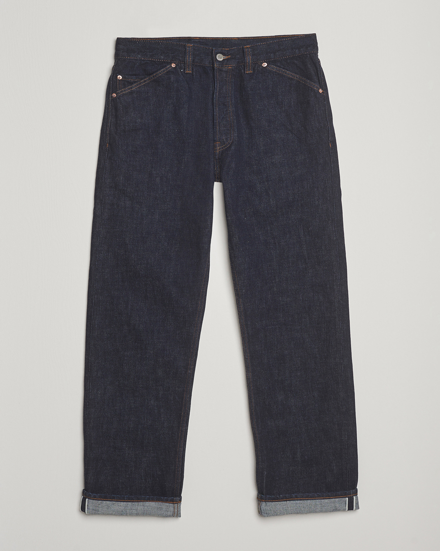 Herren | Jeans | Drake's | 5-Pocket Japanese Selvedge Jeans Indigo