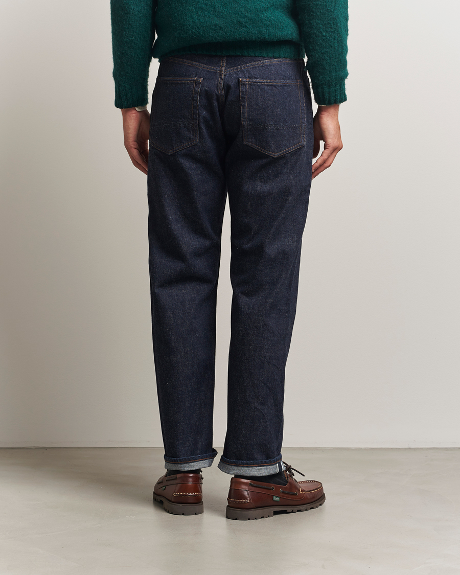 Herren | Jeans | Drake's | 5-Pocket Japanese Selvedge Jeans Indigo