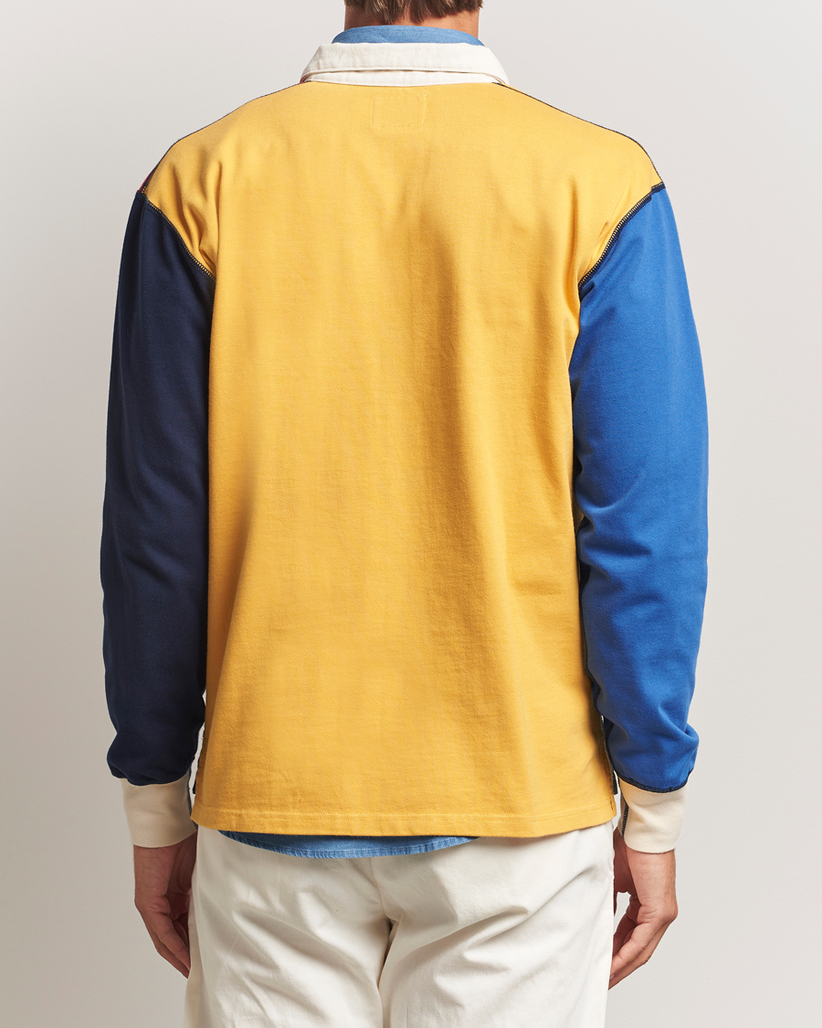 Herren | Pullover | Drake's | Paneled Rugby Shirt Multi