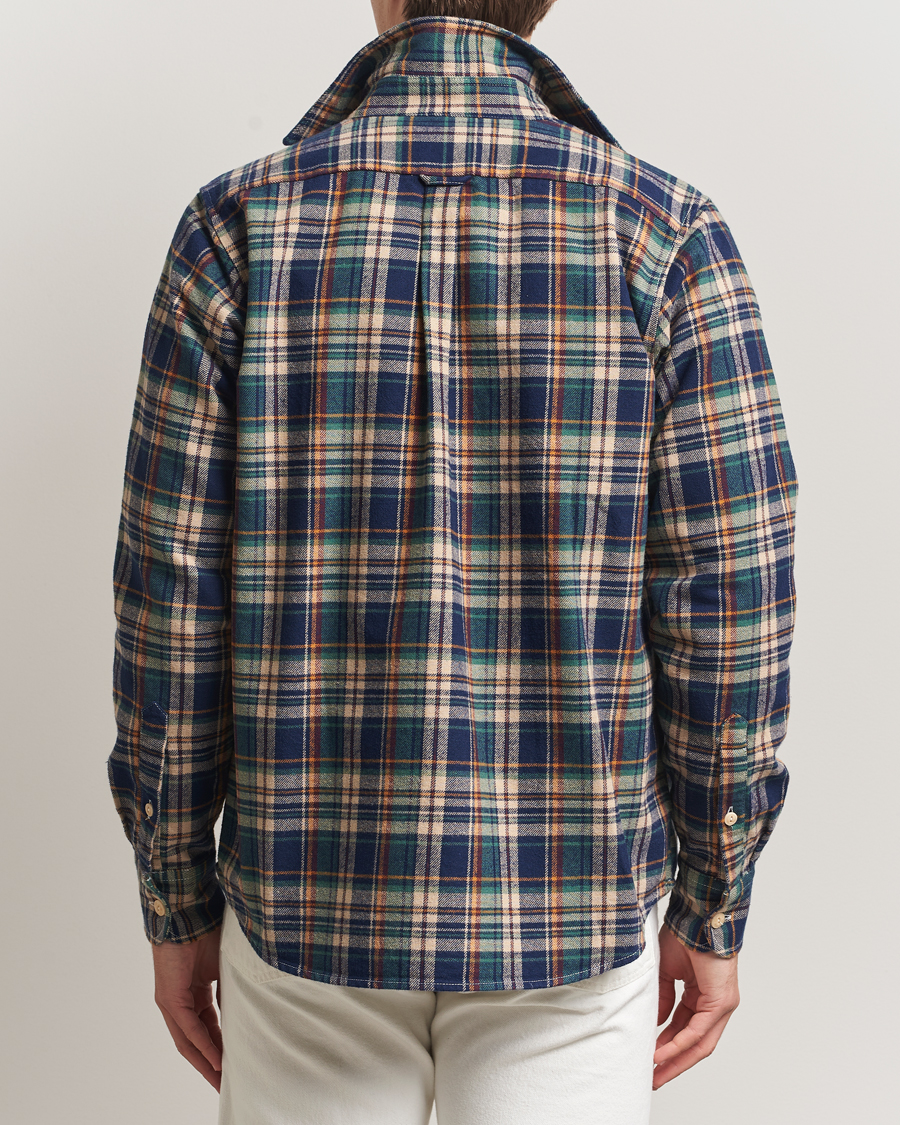 Herren | Hemden | Drake's | Check Relaxed Block Shirt Multi