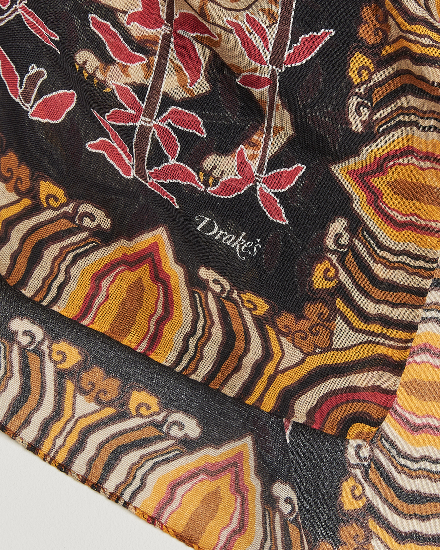 Herren | Tücher | Drake's | Tiger Bandana Black