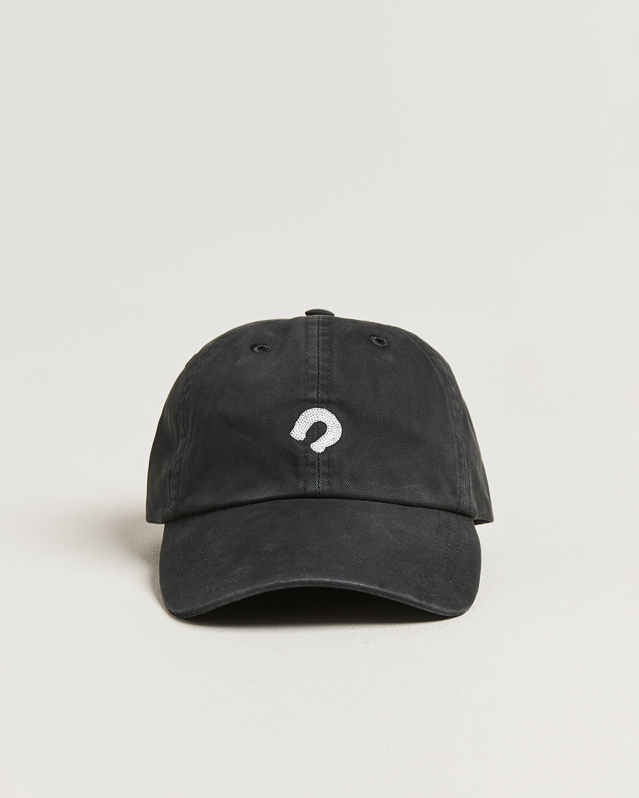 Herren | Hüte & Mützen | Drake's | Horseshoe Chainstitch Cap Black