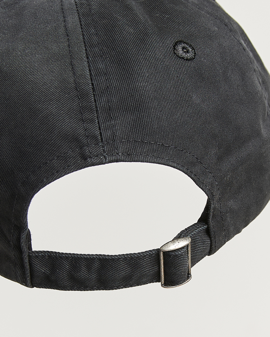 Herren | Hüte & Mützen | Drake's | Horseshoe Chainstitch Cap Black