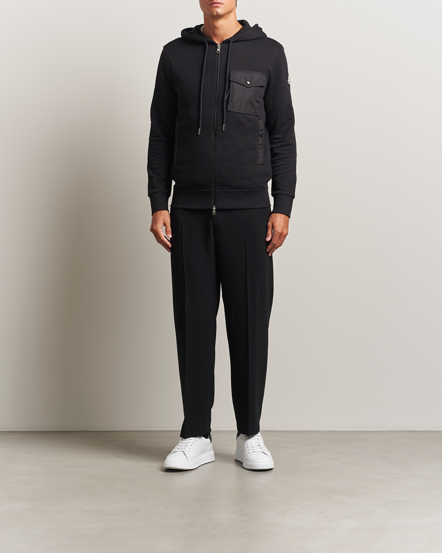 Herren | Pullover | Moncler | Full Zip Hoodie Black