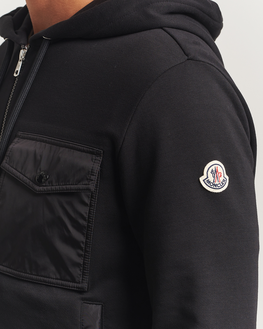 Herren | Pullover | Moncler | Full Zip Hoodie Black