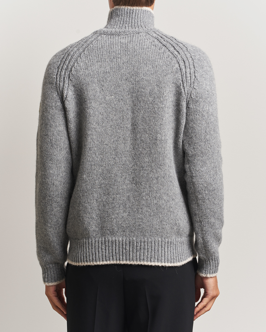 Herren | Pullover | Moncler | Wool Turtleneck Grey Melange