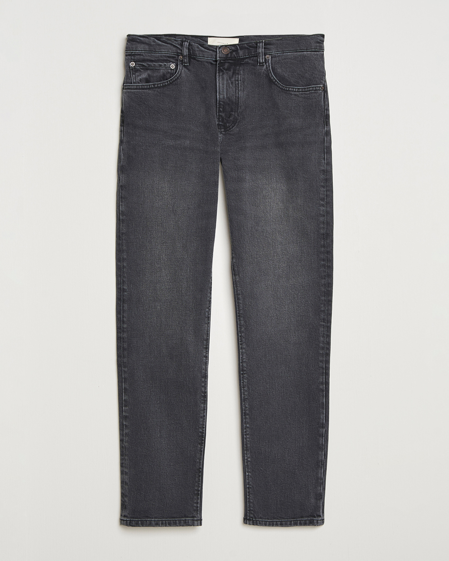 Herren | Hosen | Jeanerica | TM005 Tapered Jeans Black Overdye