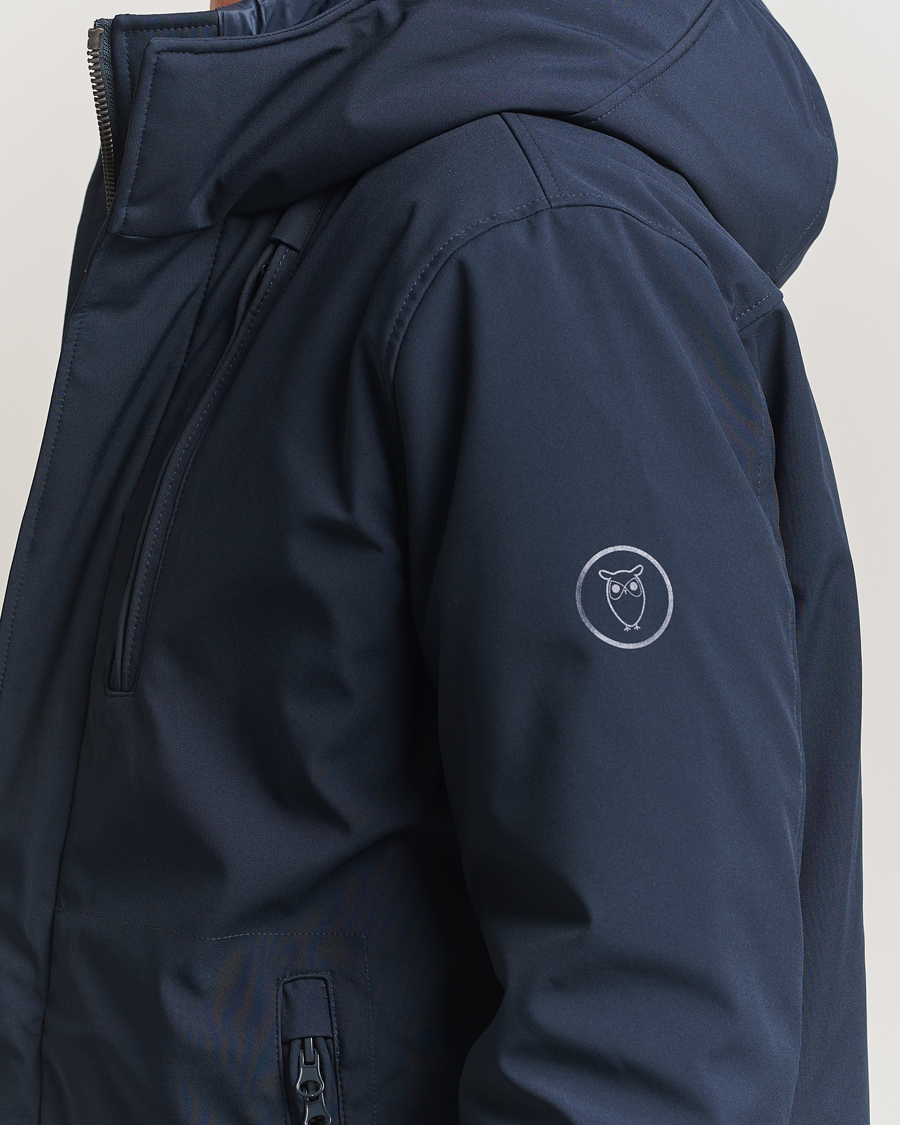 Herren | Jacken | KnowledgeCotton Apparel | Climateshell Padded Jacket Navy