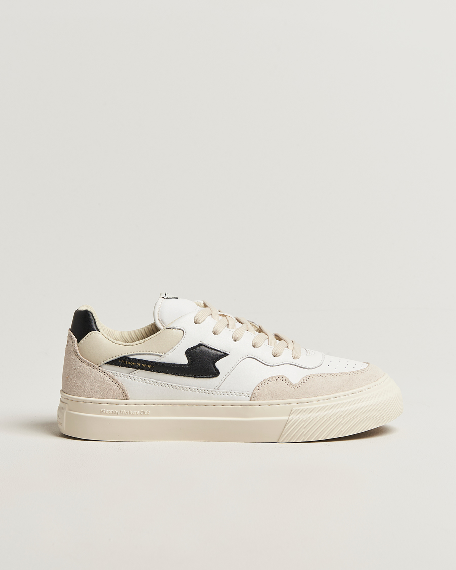 Herren | Sneaker | Stepney Workers Club | Pearl S-Strike Leather/Suede Mix Sneaker Spring Black