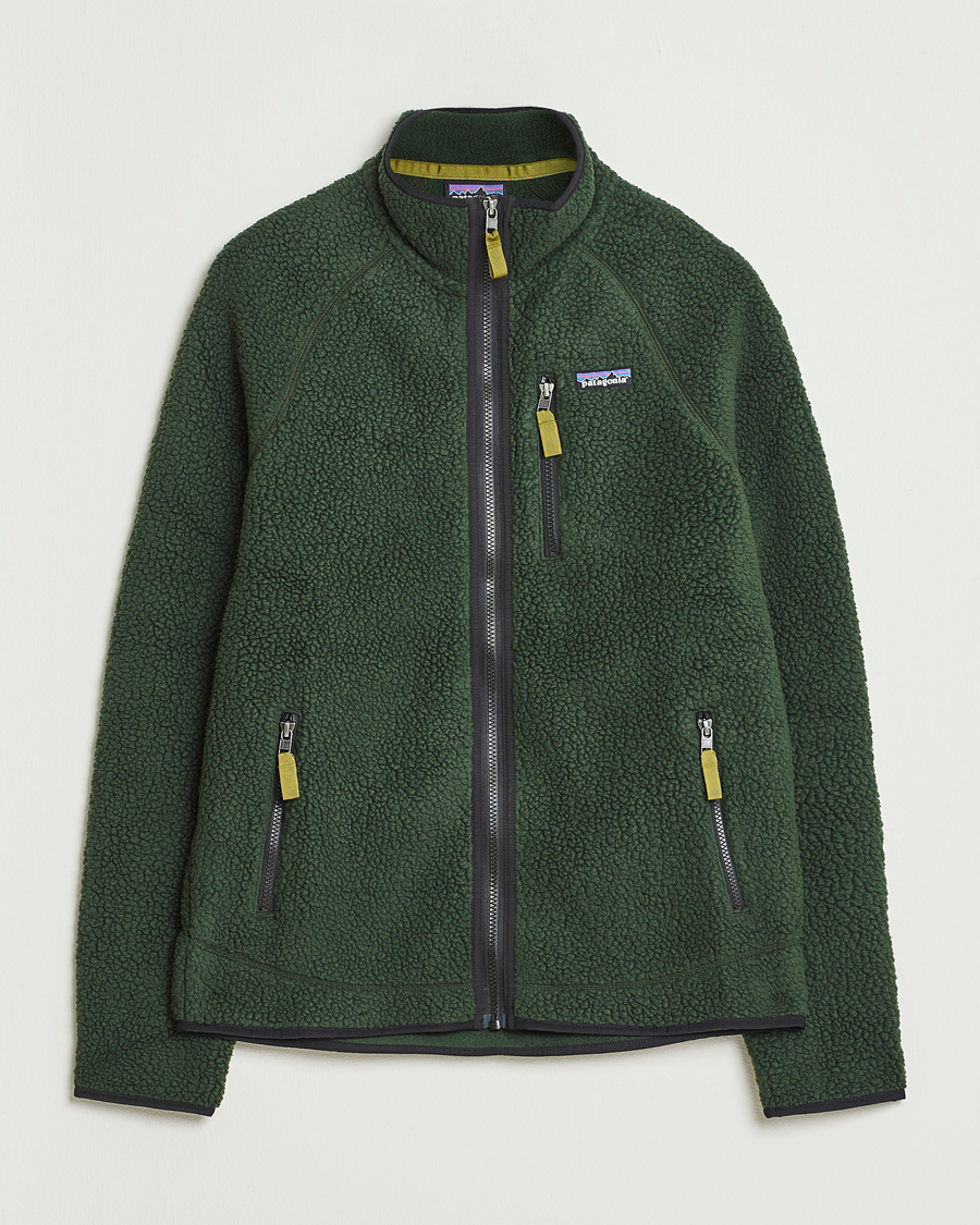 Herren | Pullover | Patagonia | Retro Pile Jacket Old Growth Green