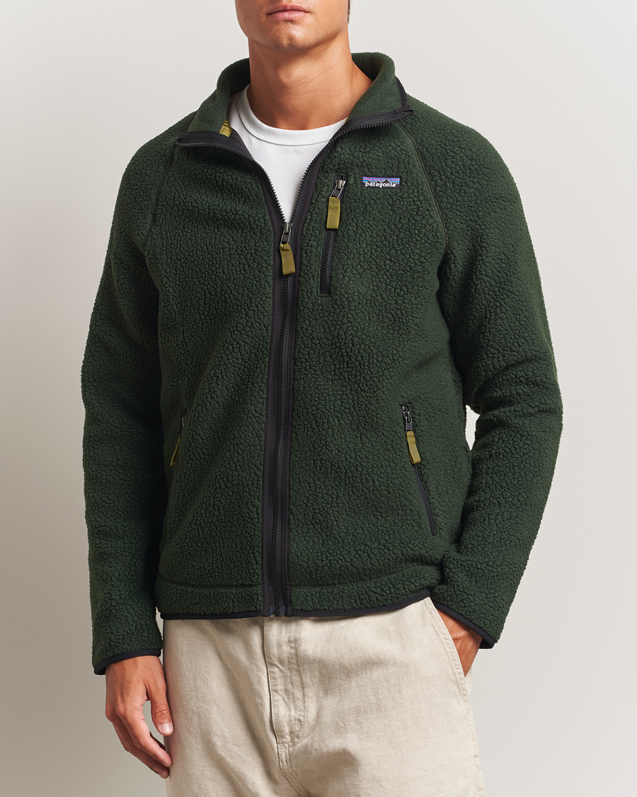 Herren | Pullover | Patagonia | Retro Pile Jacket Old Growth Green