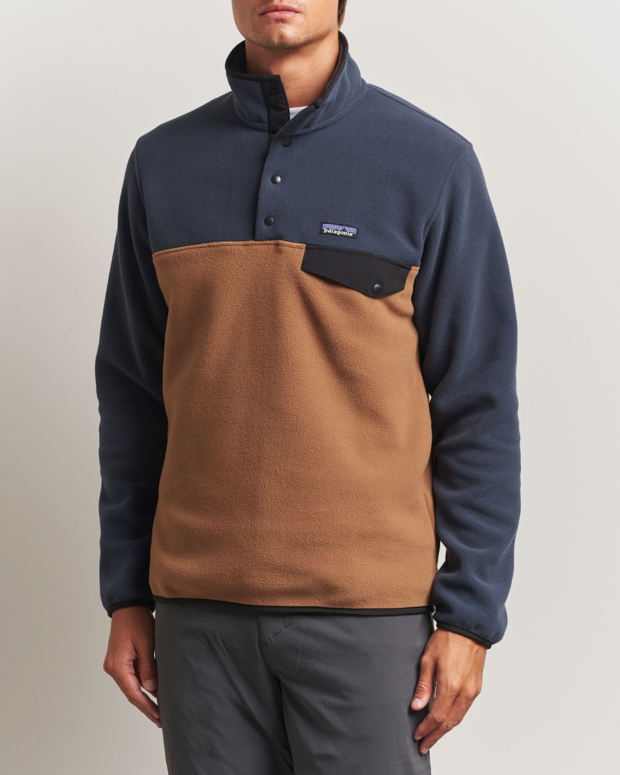 Herren | Pullover | Patagonia | Synch Snap T Half Zip Fleece Deer Brown