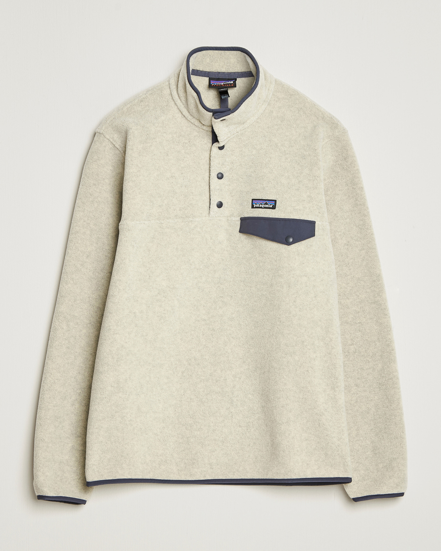 Herren | Pullover | Patagonia | Synch Snap T Half Zip Fleece Oatmeal Heather