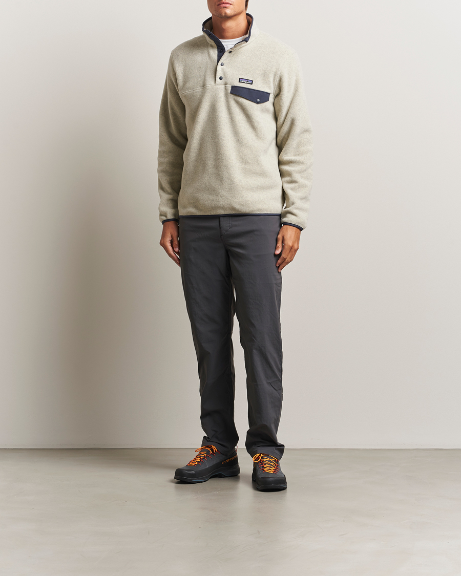 Herren | Pullover | Patagonia | Synch Snap T Half Zip Fleece Oatmeal Heather