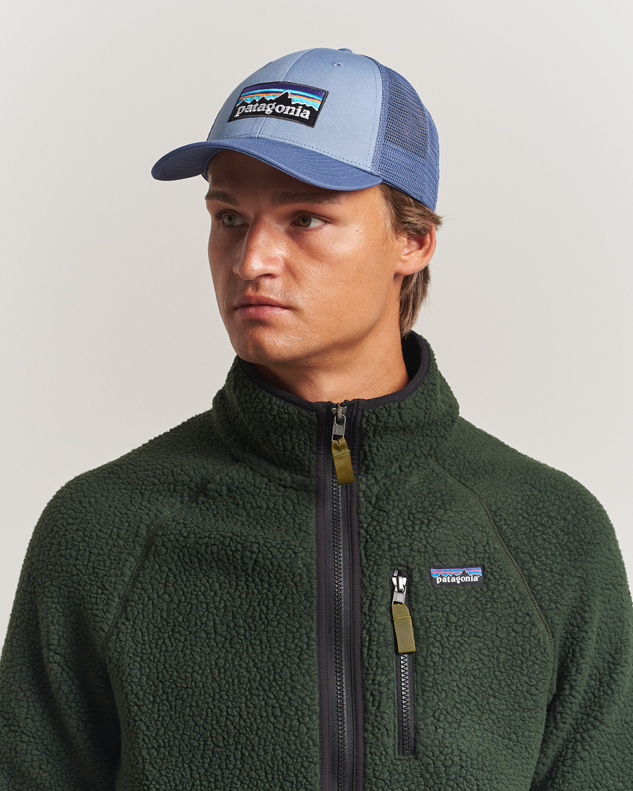 Herren | Patagonia P-6 Logo LoPro Trucker Hat Barnacle Blue | Patagonia | P-6 Logo LoPro Trucker Hat Barnacle Blue