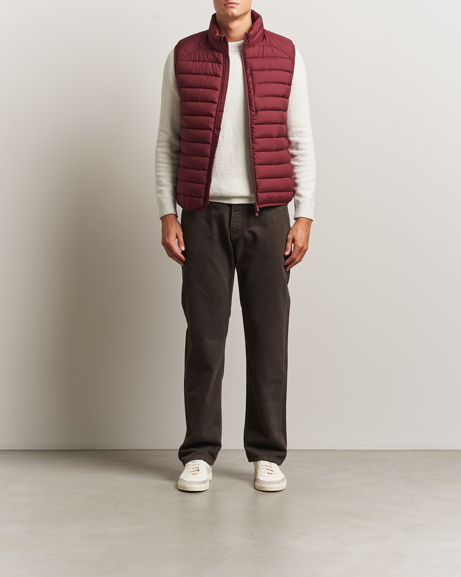 Herren | Westen | Save The Duck | Rhus Matt Lightweight Vest Wine Red