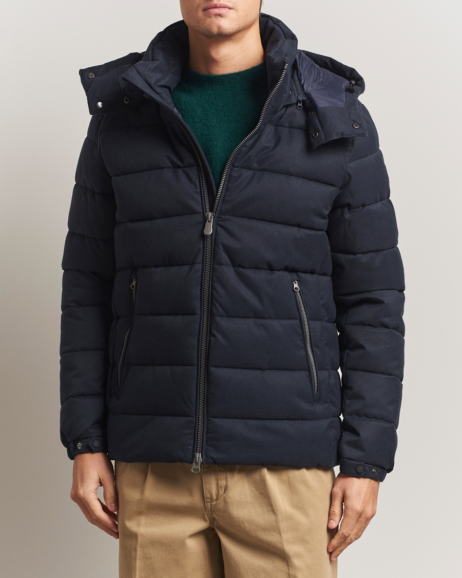 Herren | Jacken | Save The Duck | Constantin Padded Flannel Jacket Navy Blue Melange