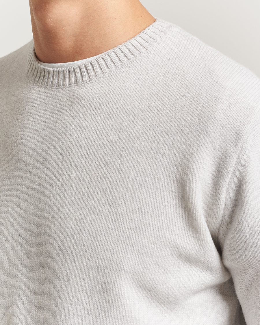 Herren | Pullover | Colorful Standard | Classic Merino Wool Crew Neck Snow Melange