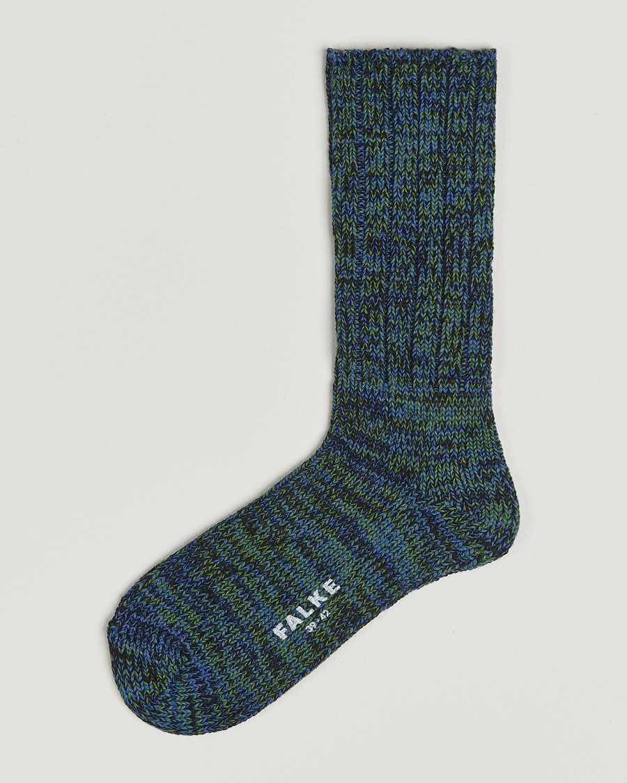 Herren | Unterwäsche | Falke | Brooklyn Cotton Sock Water Blue