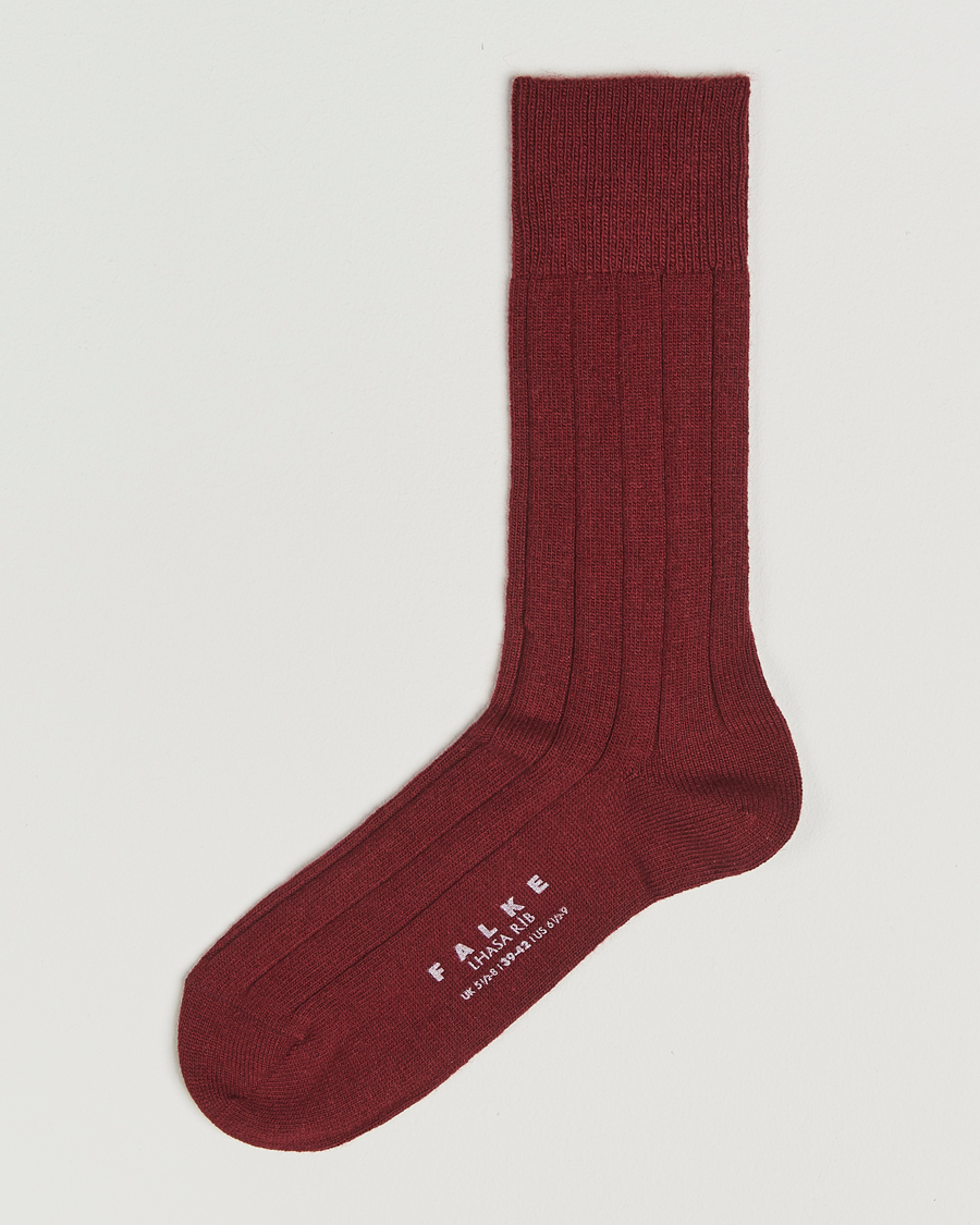 Herren | Unterwäsche | Falke | Lhasa Cashmere Socks Cayenne Red