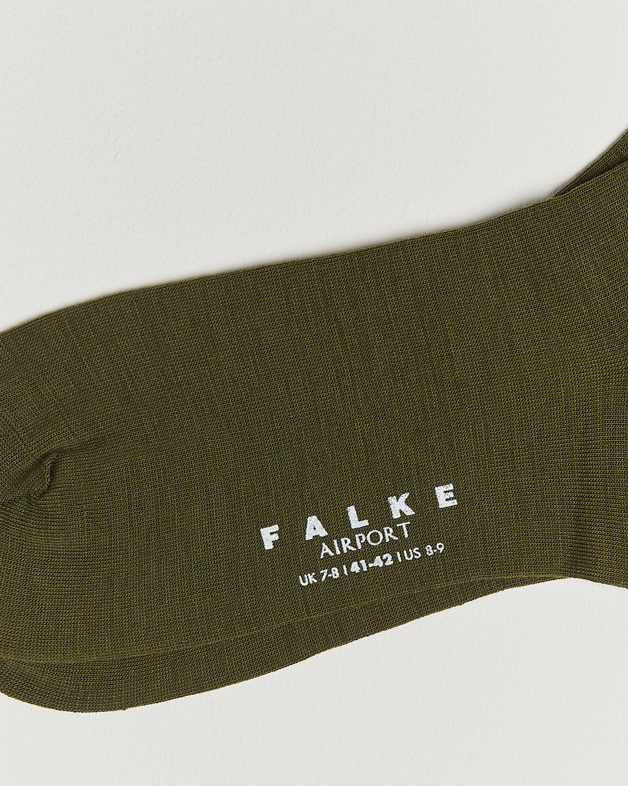 Herren | Unterwäsche | Falke | Airport Socks Grass Green