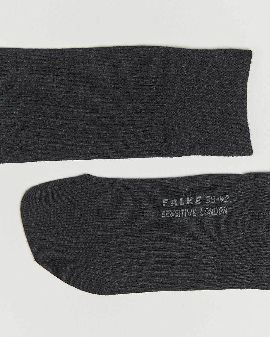 Herren | Unterwäsche | Falke | Sensitive Socks London Anthracite Melange