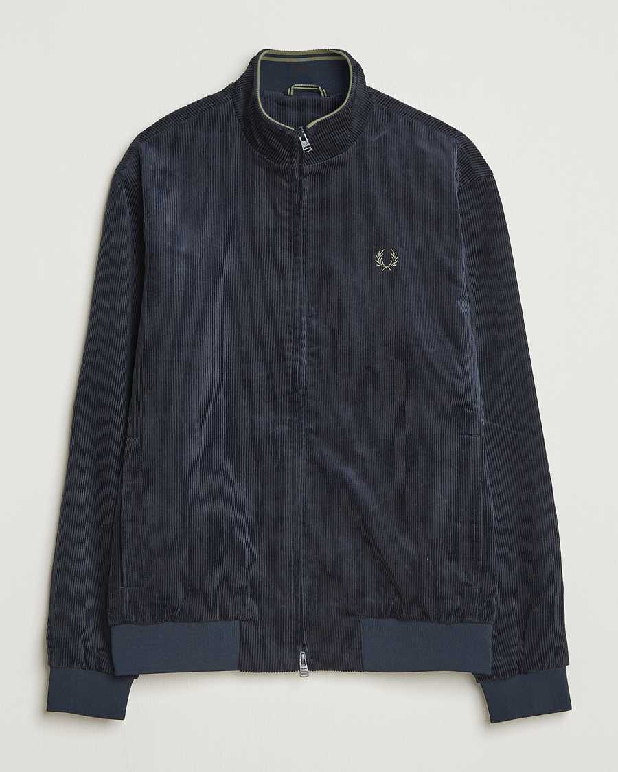Herren | Jacken | Fred Perry | Brentham Corduroy Jacket Navy