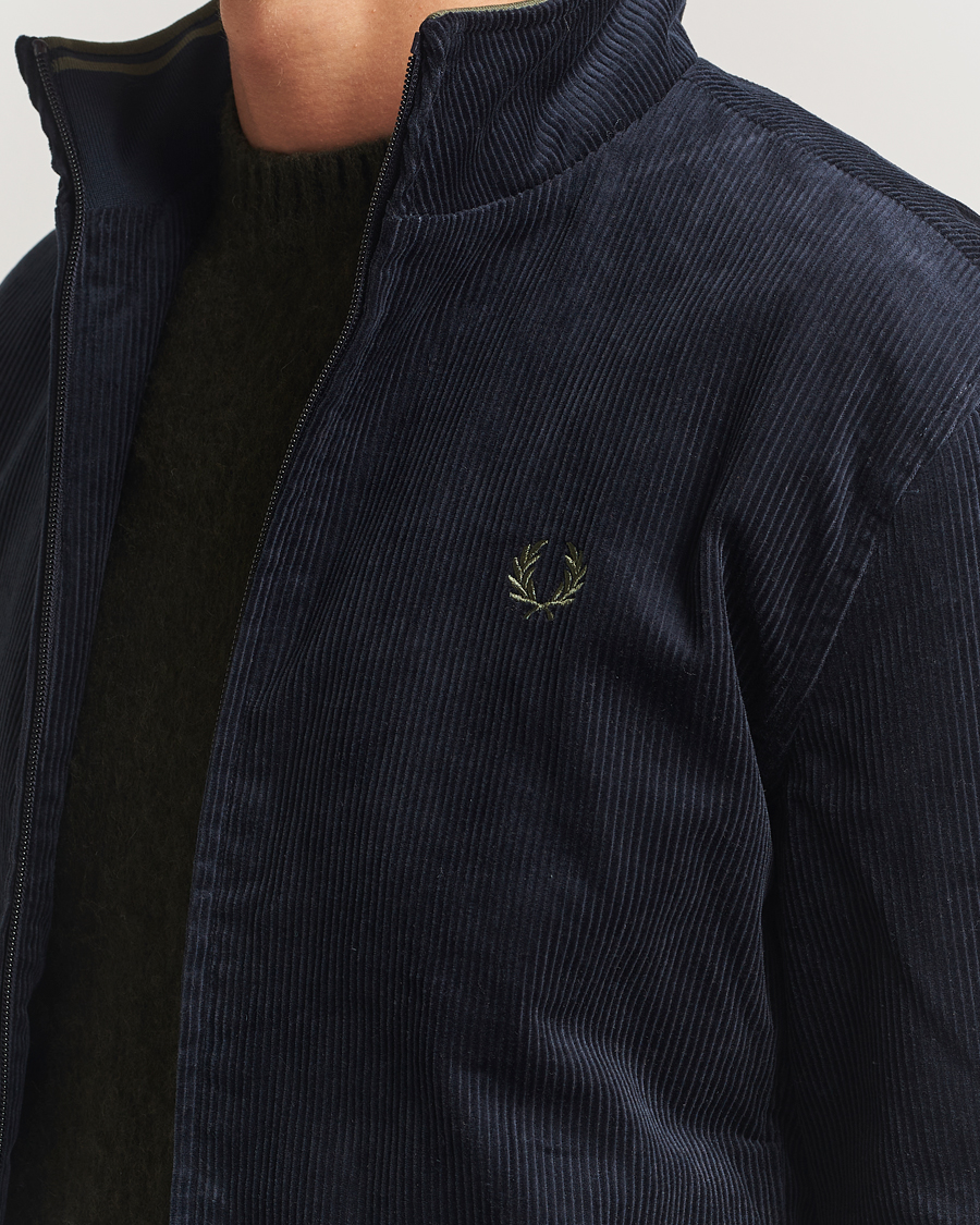 Herren | Jacken | Fred Perry | Brentham Corduroy Jacket Navy