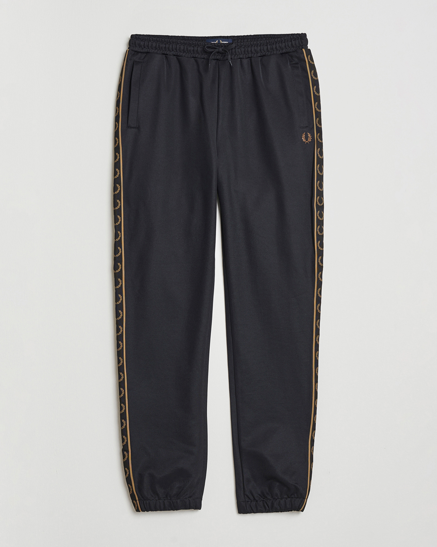 Herren | Hosen | Fred Perry | Taped Track Pants Black