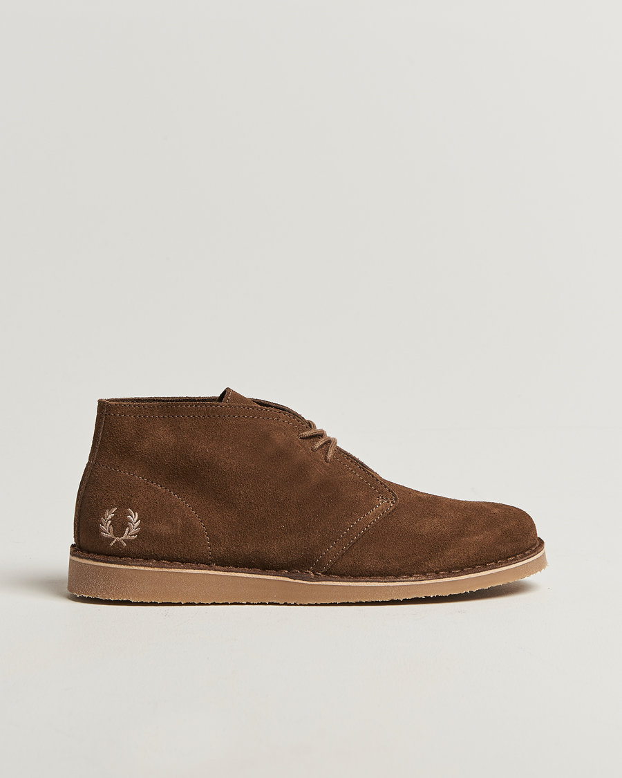 Herren | Boots | Fred Perry | Hawley Suede Chukka Boot Marsh Brown