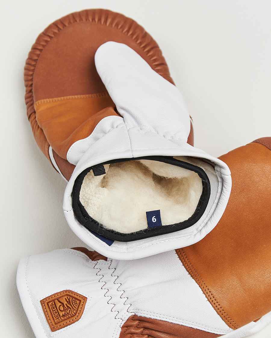 Herren | Hestra reMix Mitt Cork/Off White | Hestra | reMix Mitt Cork/Off White