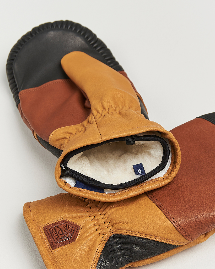 Herren | Handschuhe | Hestra | reMix Mitt Brown/Cork