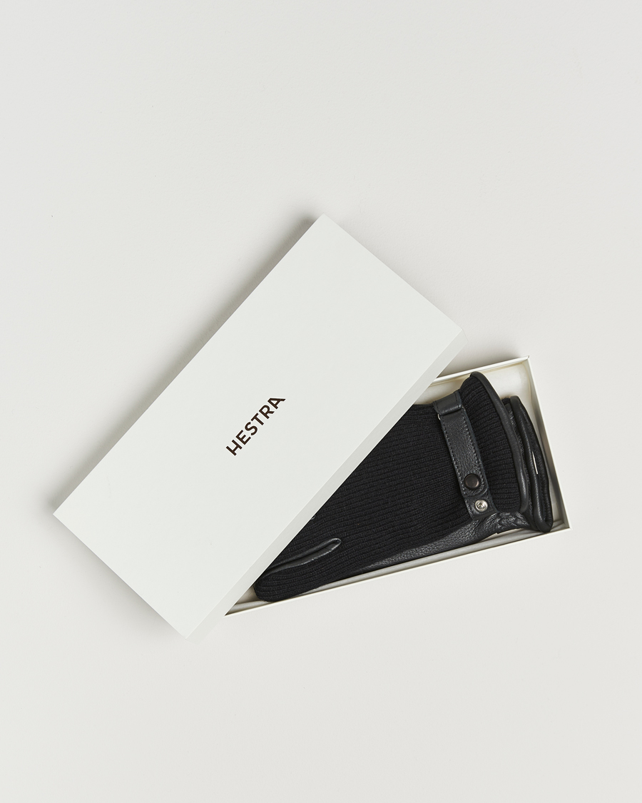 Herren | Handschuhe | Hestra | Christopher Cashmere/Elkskin Glove Black